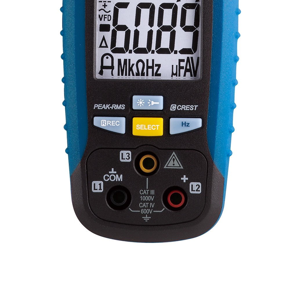 ALICATE AMPERÍMETRO TRUE RMS 1000AAC/CC CAT IV - MINIPA - ET-3902