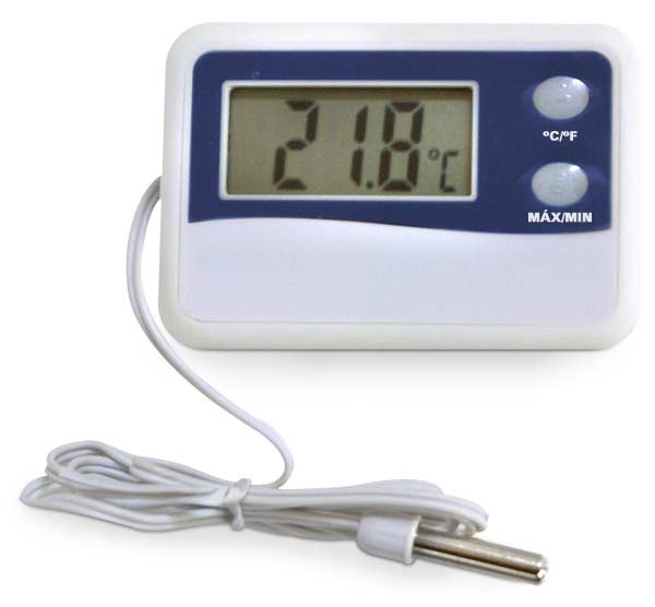 Termômetro Max/Min (-50ºC+70ºC) - Prova d'água - c/ Imã - Incoterm - 7424.02 (APENAS 01X DISPONÍVEL)