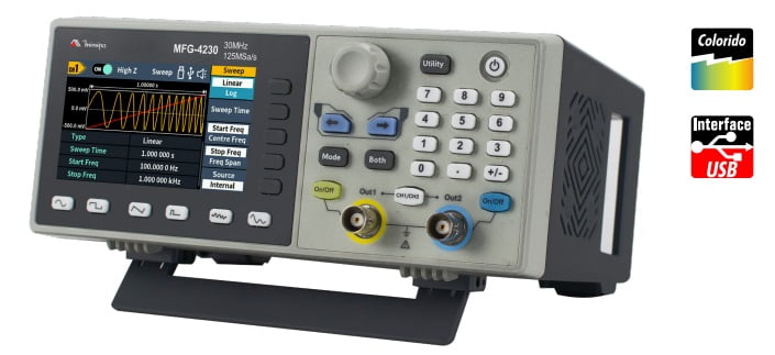 GERADOR DE FUNÇÕES 30MHZ, ONDA ARBITRÁRIA – MINIPA - MFG-4230