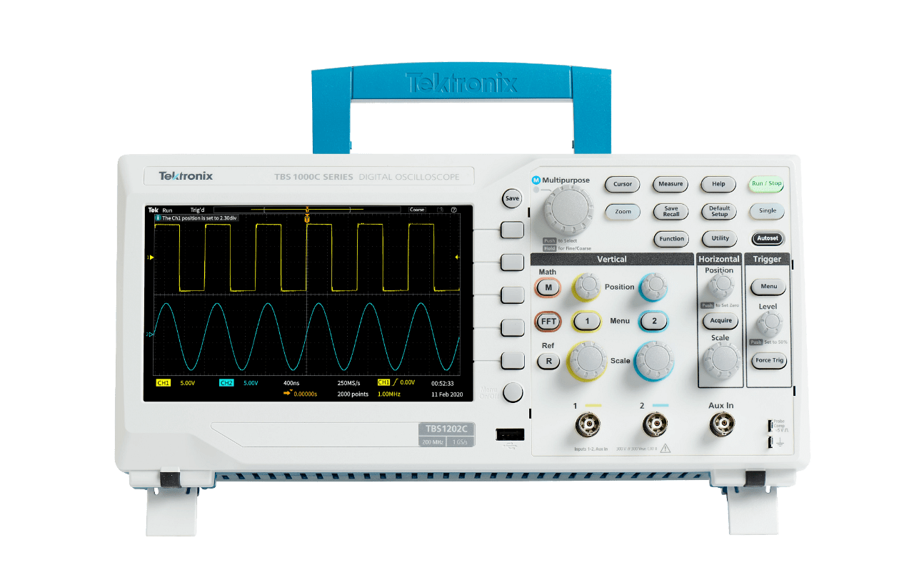 OSCILOSCÓPIO 70MHZ 2 CANAIS -1GS/S (POR CANAL) - TEKTRONIX - TBS