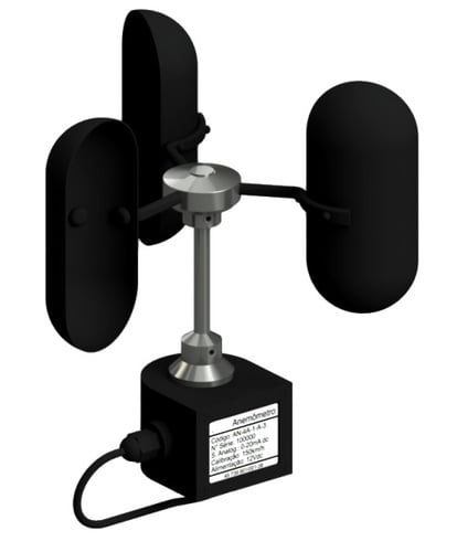 Anemômetro Estacionário c/saída analógica proporcional - ITAN-4A