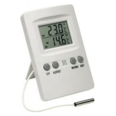 Termômetro Máx/Mín c/ ALARME (Temp Int(-10+60ºC)/Ext(-50+70ºC)) - Incoterm - 7427.02.0.00 