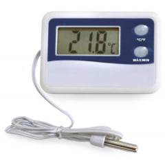 Termômetro Max/Min (-50ºC+70ºC) - Prova d'água - c/ Imã - Incoterm - 7424.02 (APENAS 01X DISPONÍVEL)
