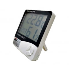 Termo-Higrômetro Relógio Máx/Mín (Temp. Int) - TH-01