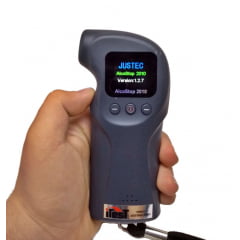 Bafômetro/Etilômetro c/ Data Logger - medição ativa (uso c/ bocal) ou medição passiva (uso s/ bocal)- USB - Alcostop-2010