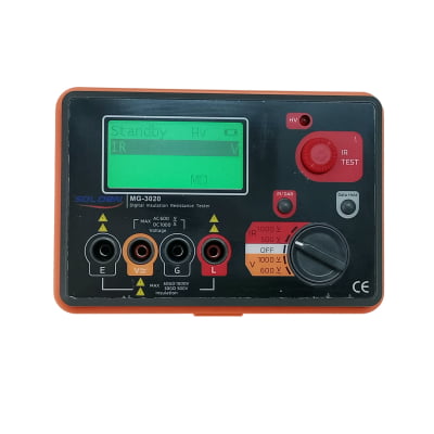 Megômetro (60GΩ /1KV) - TESTE PI E DAR - SOLDEN - MG-3020 Megômetro (60GΩ /1KV) - TESTE PI E DAR - SOLDEN - MG-3020