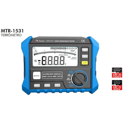 Terrômetro 4 KΩ CAT IV Minipa - MTR-1531
