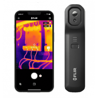 Câmera térmica sem fio p/ uso c/ celular IOS ou Android (bluetooth) 19.200 PIXELS (-20 °C A 400 °C) - FLIR ONE Edge Pro