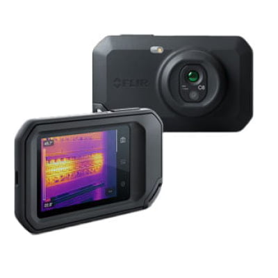 CÂMERA TÉRMICA DE BOLSO 76.800 PIXELS C/ MSX E WI-FI (–20 a 450°C) - FLIR - C8