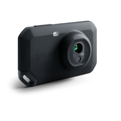 CÂMERA TÉRMICA DE BOLSO 76.800 PIXELS C/ MSX E WI-FI (–20 a 450°C) - FLIR - C8