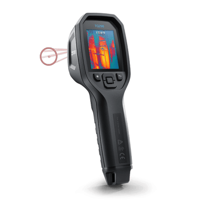 CÂMERA TERMOGRÁFICA PONTUAL 19.200 PIXELS (-25º A +1.080ºC) - CAMPO VISÃO: 44º x 57º c/MSX, LANTERNA - FLIR TG-298