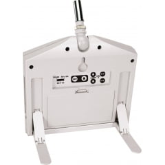 Decibelímetro c/ ALARME (Alerta de nível de ruído) c/ saída p/ acionar relés, montada em mesa, parede ou tripé - c/ adaptador externo 110/220 V ou pilhas - Extech - SL-130W